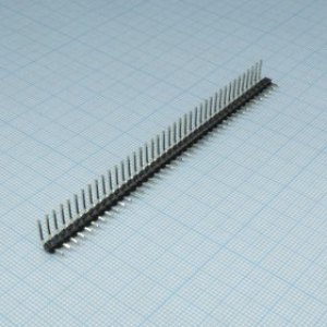 KLS1-207-1-40-R, (PLS-40R3), PLS разъем, вилка на плату однорядная угловая, 40pin(1x40), шаг 2.54мм