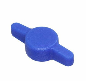29W038BL, Knobs &amp; Dials Wing Press Lock Thumb Screw Knob, For 3/8 Screw, Blue,Acetal