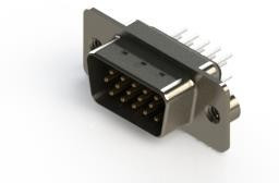 637-015-230-042, D-Sub High Density Connectors D SUB PLUG HD VERT