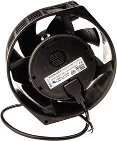 W1G130-AA25-01, W1G130 Series Axial Fan, 230 V ac, AC Operation, 370m³/h, 25W, IP54, 150 x 57mm