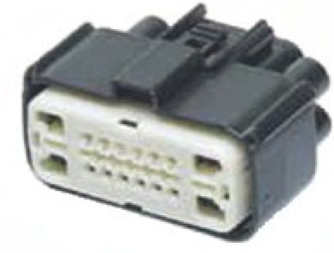 34985-1601, Automotive Connectors MX150 16P 2 ROW FEM HYB DR SEALED KEY A