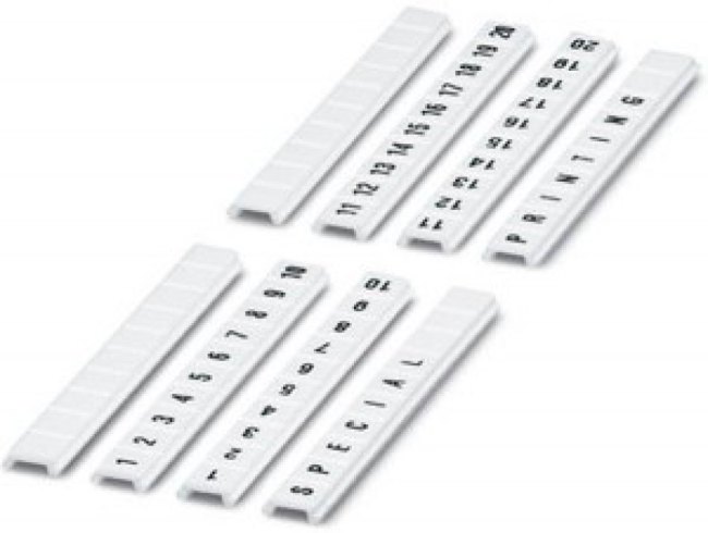 0808642, ZBF Series Marker Strip for Use with Terminal Block 0808642, ZBF Series Marker Strip for Use with Terminal Block