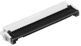 FH12-50S-0.5SH(55), FFC &amp; FPC Connectors 0.5MM 50 POS R/A BTTM SMT GLD