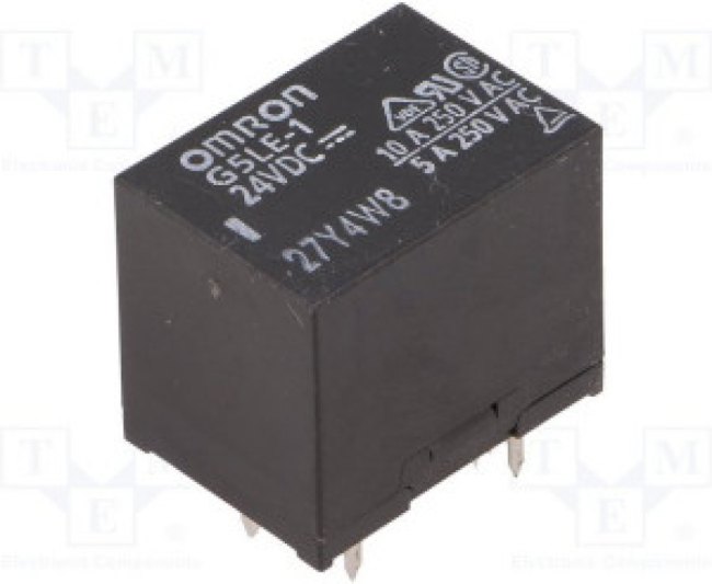 G5LE-1-DC24, General Purpose Relays PowerPCBRelay 24VDC SPDT FluxProtect VDE G5LE-1-DC24, General Purpose Relays PowerPCBRelay 24VDC SPDT FluxProtect VDE