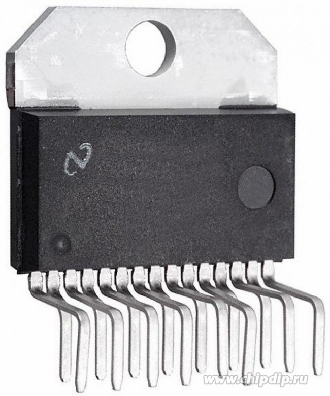 LMD18245T/NOPB, Драйвер двигателей, 3A, 55V DMOS Full-Bridge [TO-220-15]