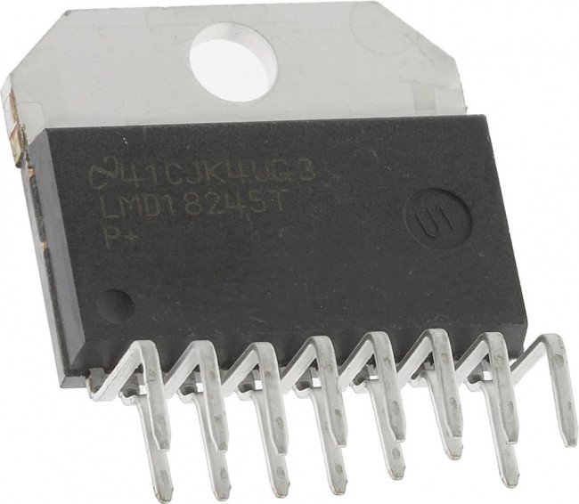 LMD18245T/NOPB, Драйвер двигателей, 3A, 55V DMOS Full-Bridge [TO-220-15]