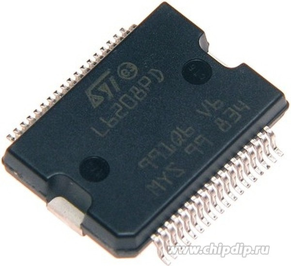 L6208PD, DMOS драйвер для биполярного шагового двигателя [PowerSO-36]