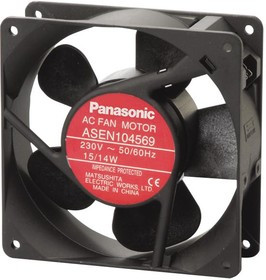 ASEN104549, AC Осевой вентилятор, 200В, Square, 120 мм, 38 мм, Шарикоподшипник