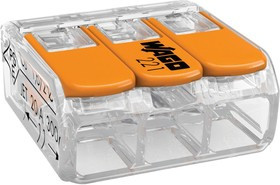 221-613, TERMINAL BLOCK, PLUGGABLE, 3POS, 10AWG