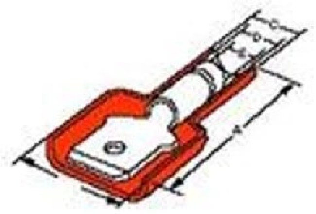 0190010001, Terminals FTAB-DSC 22-18 250X032 NYL RED
