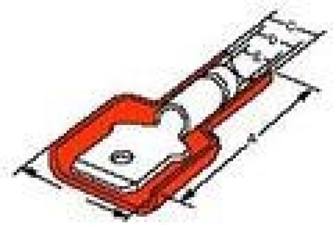 0190010001, Terminals FTAB-DSC 22-18 250X032 NYL RED