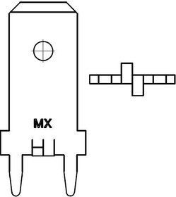 19705-4201, Terminals QUICK DISCONNECT TAB 19705-4201, Terminals QUICK DISCONNECT TAB
