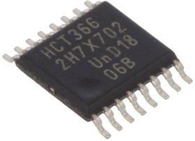 74HCT366PW,112, IC: digital; buffer,inverting,line driver; Ch: 6; CMOS,TTL; SMD