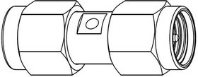 901-9218, RF Adapters - In Series SMA ST ADP