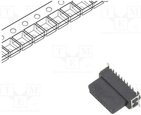 ESMCF16SGSSMTBPPT, Разъем: плата-плата, "мама", PIN: 16, 1,27мм, -55-125°C, термопласт