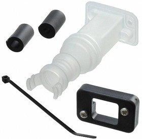 MUSBRAHD2741SK, USB Connectors IP67 Boot Style Hood Translucent