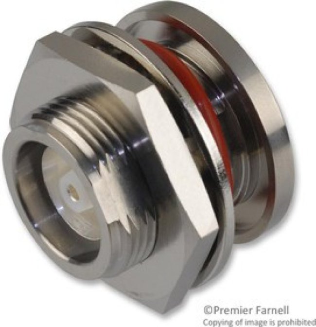 34475, RF/COAXIAL TRIAX BULKHEAD JACK STR 50 OHM SLDR