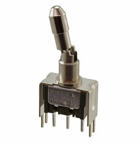 M2012LL2W13, Toggle Switches ON-ON LOCKING LEVER SMOOTH BSHNG BRKT PC