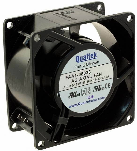 FAA1-08038QBMW31, AC Fans AC FAN 80x38mm Ball 230VAC WIRE