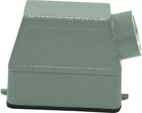 MP009405, Разъем для тяжелых условий, Hood, Side Entry, Корпус из Алюминия, 1 Рычаг, 16A