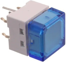 B3W-9000-B1B, Переключатель: клавиатура, Пол: 2, SPST-NO, 0,05A/24ВDC, синий, LED B3W-9000-B1B, Переключатель: клавиатура, Пол: 2, SPST-NO, 0,05A/24ВDC, синий, LED