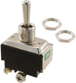 ST26ED00, Toggle Switches 20A 125VAC Screw Off-(On) 2 Pole