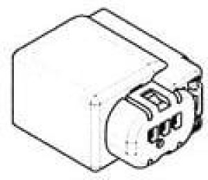 1318670-2, Conn Housing PL 3 POS 2.5mm Crimp ST Cable Mount Bag
