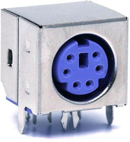 KMDGX-7S-BS, Circular DIN Connectors 7P R/A FULL SHIELD GOLD PLATED