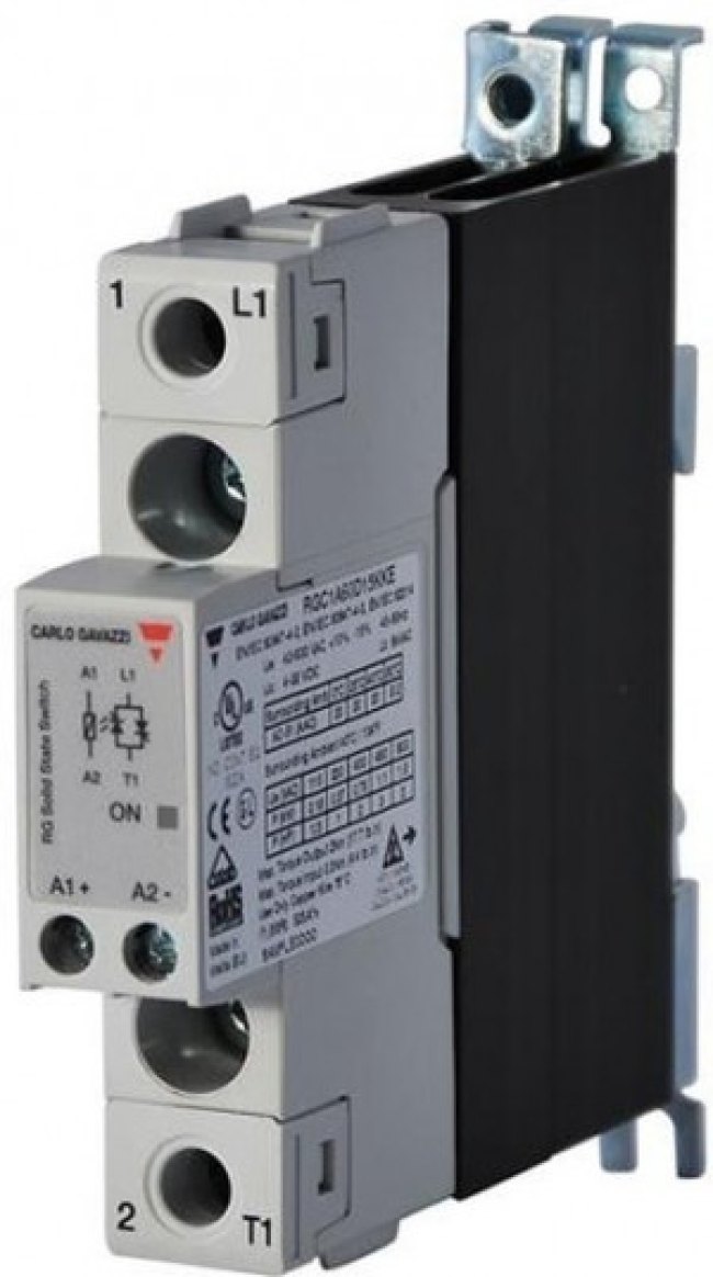 RGC1A60A25KKE, Реле: полупроводниковое, Uупр: 20-275ВAC, 25А, 42-600ВAC, -40-80°C