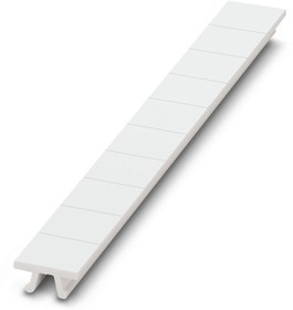 Планка Zack ZB 10:UNBEDRUCKT для клемм 10,2mm, без надписей, 10 элементов, PA, белая