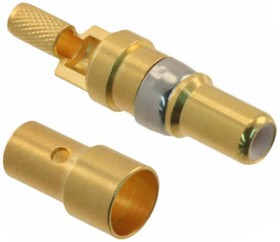 09692815141, D-Sub Mixed Series, Male Crimp, Solder D-Sub Connector Coaxial Contact, Gold Coaxial
