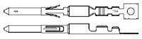 66728-5, Circular DIN Connectors CIRC DIN PIN CONTACT