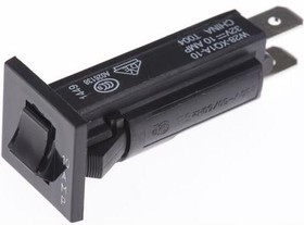 W28-XQ1A-10, Выключатель максимального тока, Uном: 250ВAC, 32ВDC, 10А, SPST-NC