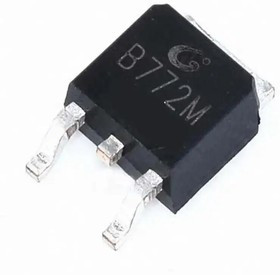 B772M, 30V 1.25W 3A PNP TO2522(DPAK) Bipolar Transistors BJT ROHS