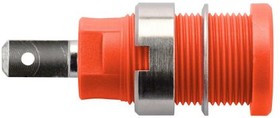 SEB 6450 Ni / RT, Red Female Banana Plug Tab 1kV SEB 6450 Ni / RT, Red Female Banana Plug Tab 1kV