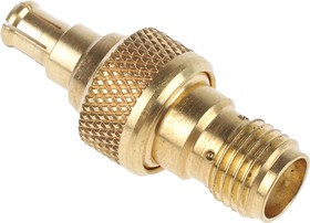 33_MCX-SMA-50-1/111_UE, RF Adapter, Straight, MCX Plug - SMA Socket, 50Ohm