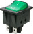 IRS-201-3C3 (зеленый), Переключатель с подсветкой ON-OFF (15A 250VAC) DPST 4P IRS-201-3C3 (зеленый), Переключатель с подсветкой ON-OFF (15A 250VAC) DPST 4P