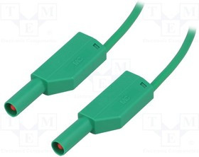 SLK410-E/N-02525, Измерительный провод, 19А, с осевым гнездом 4мм, Uном: 1кВ