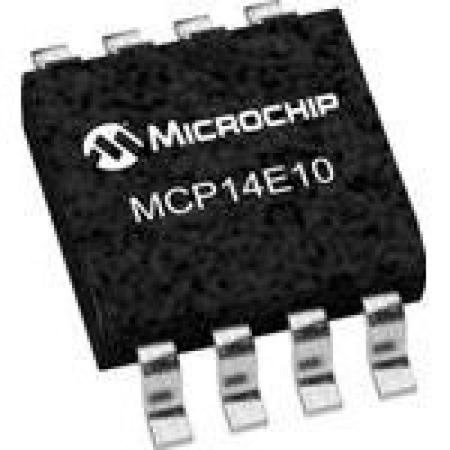 MCP14E10-E/SN, Драйвер МОП-транзистора низкой стороны, 4.5В-18В питание, 3А пиковый выход, 2.8Ом вых