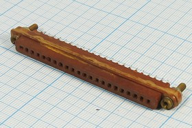 Прямоугольгная соединительная розетка, шаг P3.0мм, 22 гнезда,на панель; №1456 гн ПрС\P3,0\22HC\ пан\\МРН22-1