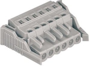 231-107/037-000, Съемная клеммная колодка, 5 мм, 7 вывод(-ов), 28AWG до 12AWG, 2.5 мм², Зажим, 16 А 231-107/037-000, Съемная клеммная колодка, 5 мм, 7 вывод(-ов), 28AWG до 12AWG, 2.5 мм², Зажим, 16 А