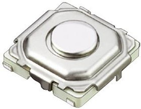 EVQPT9A15, Тактильная кнопка, EVQPT, Top Actuated, SMD (Поверхностный Монтаж), Round Button, 163 гс