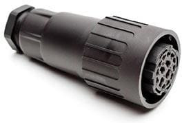 C016-10D014-003-1, Circular DIN Connectors FEMALE CABLE CONNECTOR 14+PE