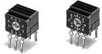 A6CV-16R, DIP Switches / SIP Switches BCD HEX SIDE ACT