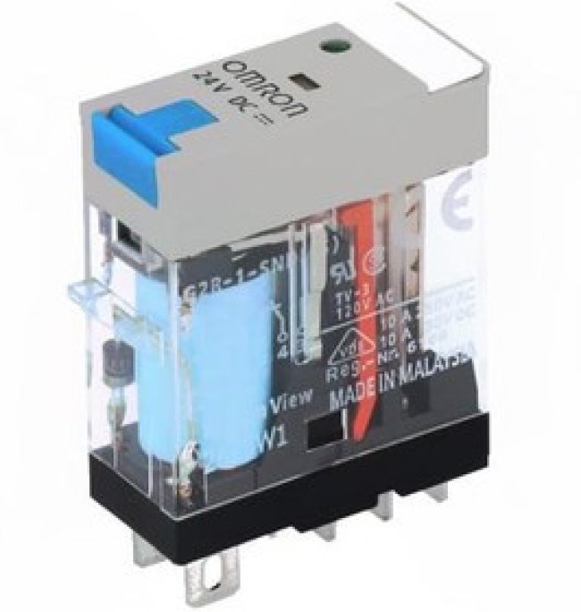 G2R-1-SNDI-DC24(S), Реле электромагнитное, SPDT, Uобмотки 24ВDC, 10A/250ВAC, 2500ВА G2R-1-SNDI-DC24(S), Реле электромагнитное, SPDT, Uобмотки 24ВDC, 10A/250ВAC, 2500ВА
