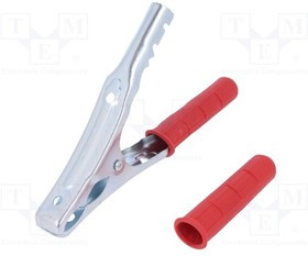 ZAC-190-R, Зажим "крокодил", 200А, Диап.захвата: макс.35мм, Длина: 190мм