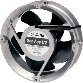 109E1724H501, San Ace 109P Series Axial Fan, 24 V dc, DC Operation, 383.9m³/h, 13.92W, 580mA Max, 172 x 51mm