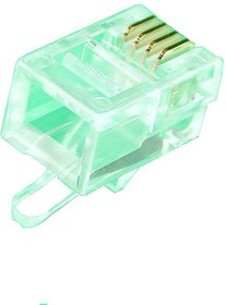 TP4P4C (DS1121-01), Вилка телефонная RJ9 для многожильного провода