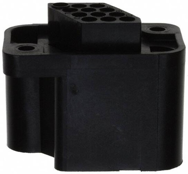 211759-1, Metrimate Female Connector Housing, 5.08mm Pitch, 12 Way, 4 Row
