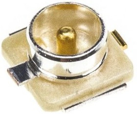 U.FL-R-SMT-1(10), Brass 1 Inner needle IPEX Board Edge 1.25mm 40~+90 6GHz 50 2mm SMD RF Connectors / Coaxial Connectors ROHS